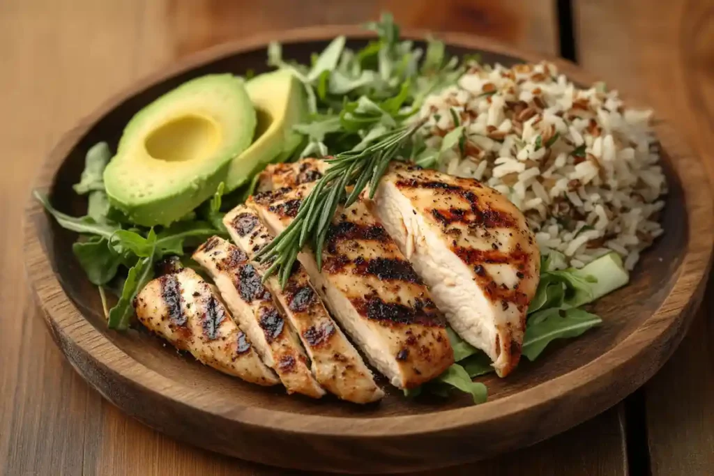 Can I eat 500 gm of chicken breast daily - grilled chicken with greens