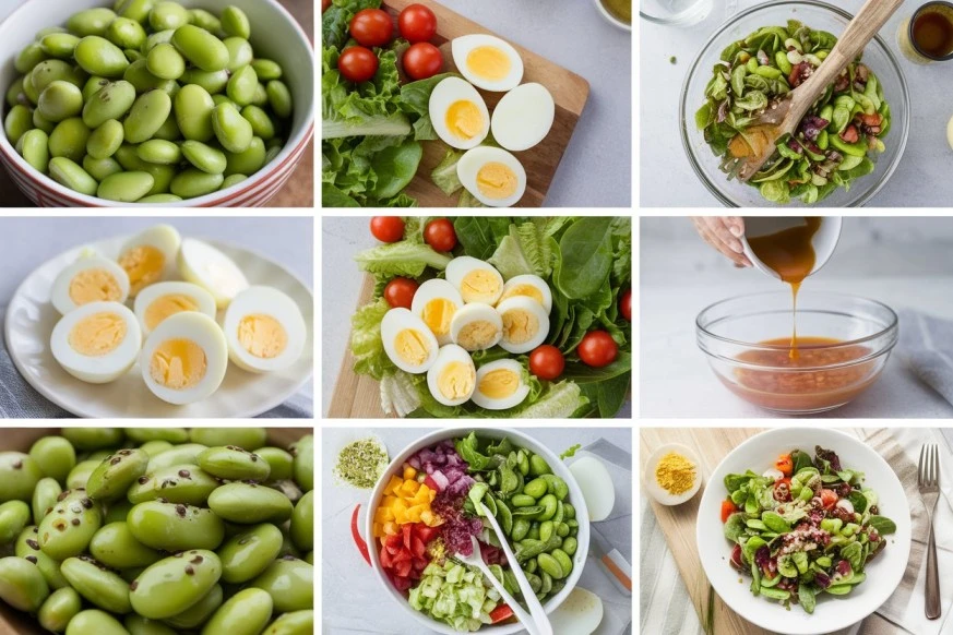 edamame egg recipes salad