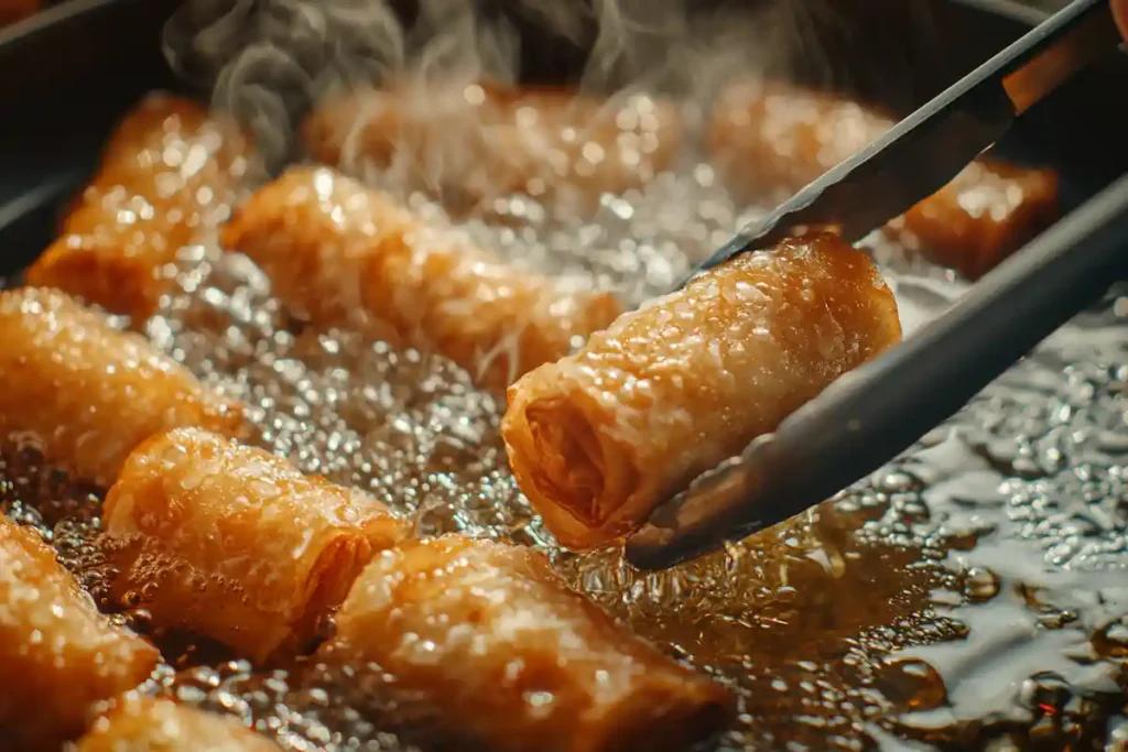 How do you make egg rolls not soggy