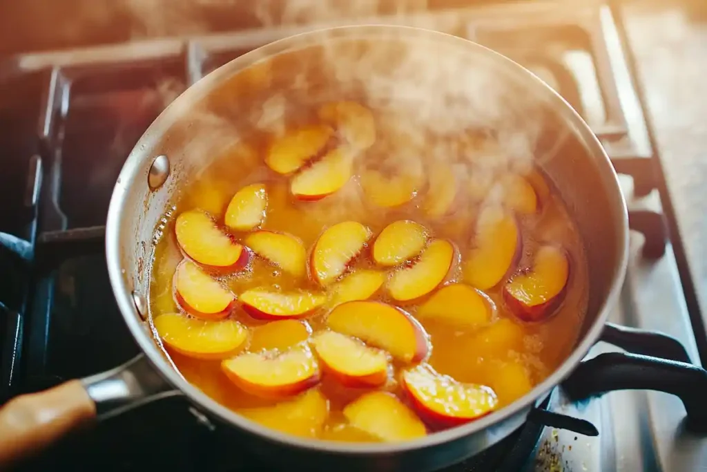 peach cobbler egg rolls