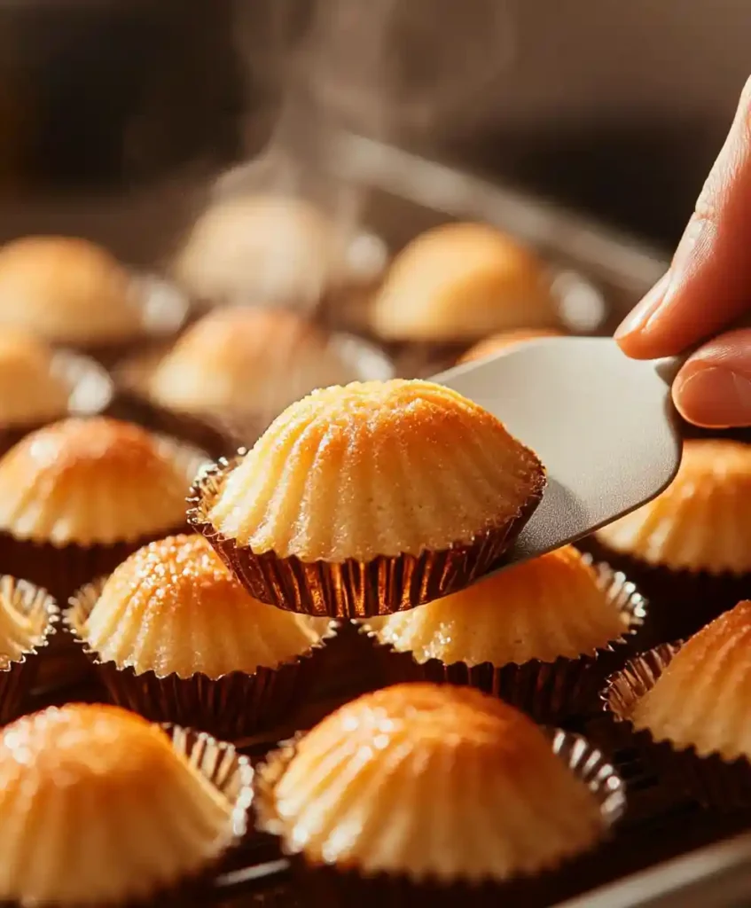 Removing freshly baked madeleines for how to keep madeleines moist