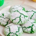 Green Crinkle Cookies