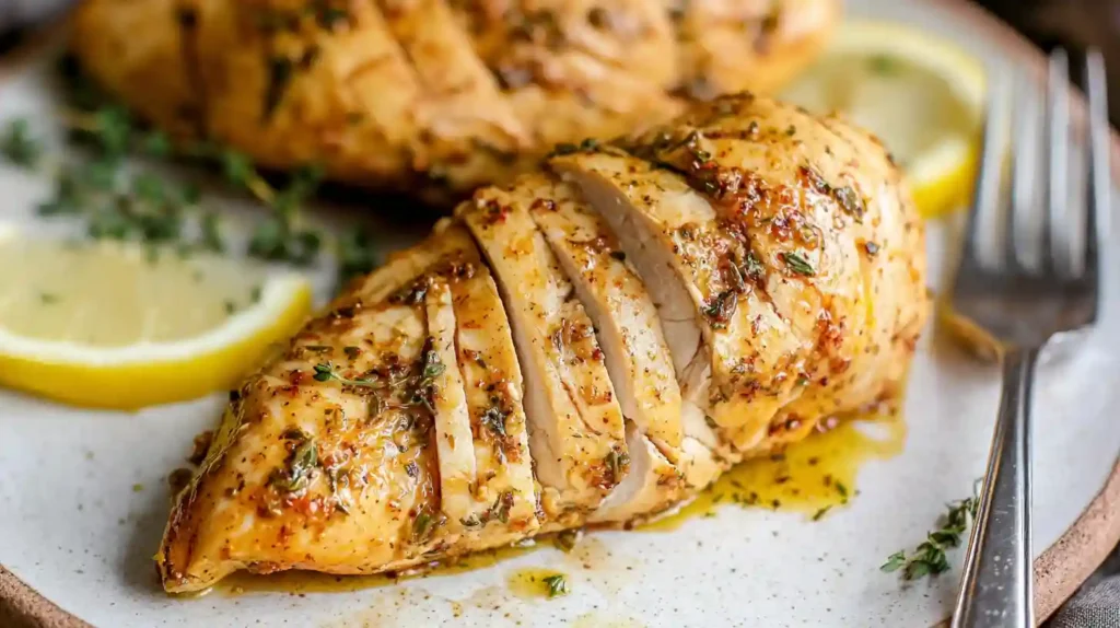 30 minute chicken breast marinade served